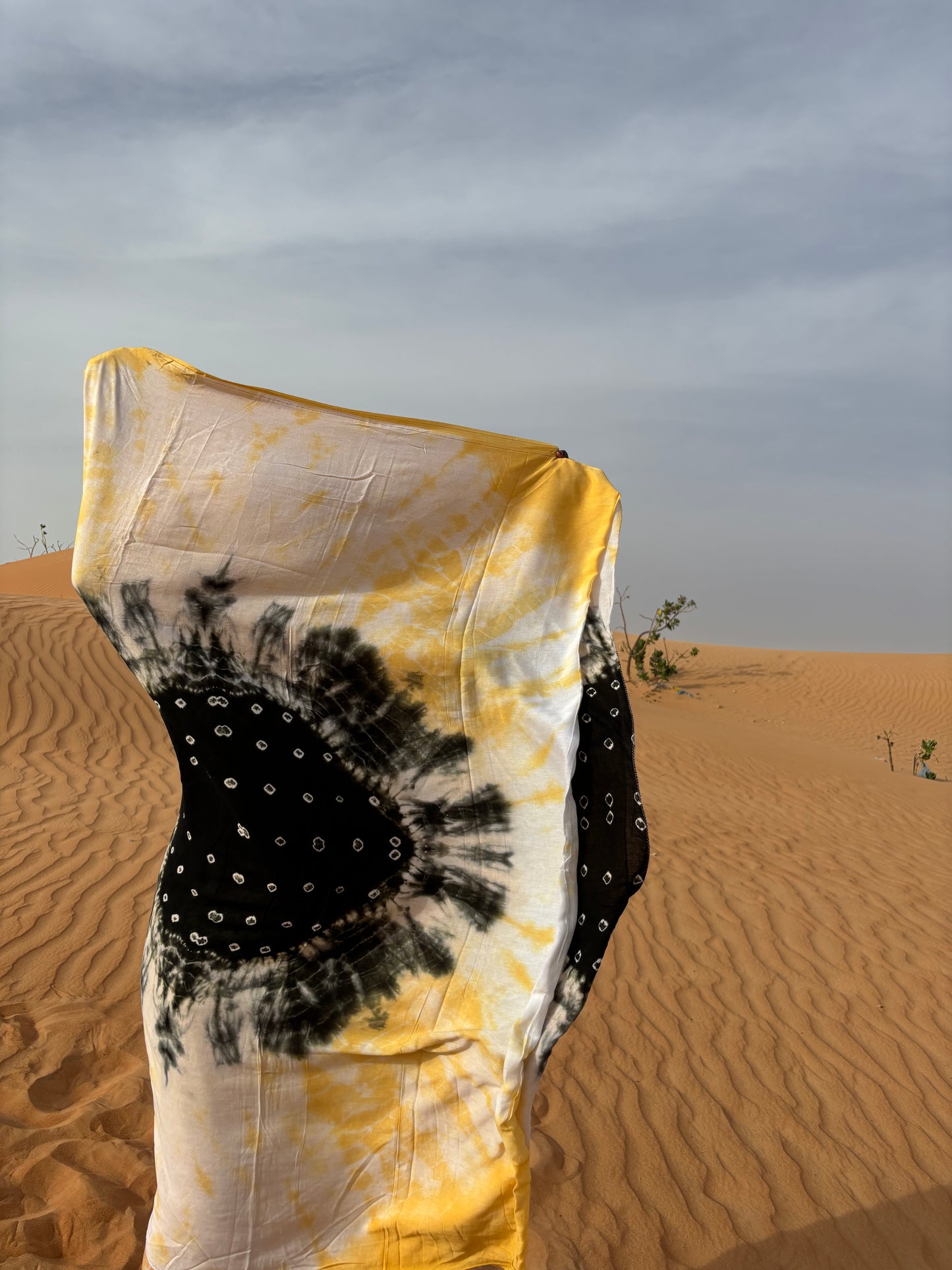 Melhfa nouadhibou verte jaune
