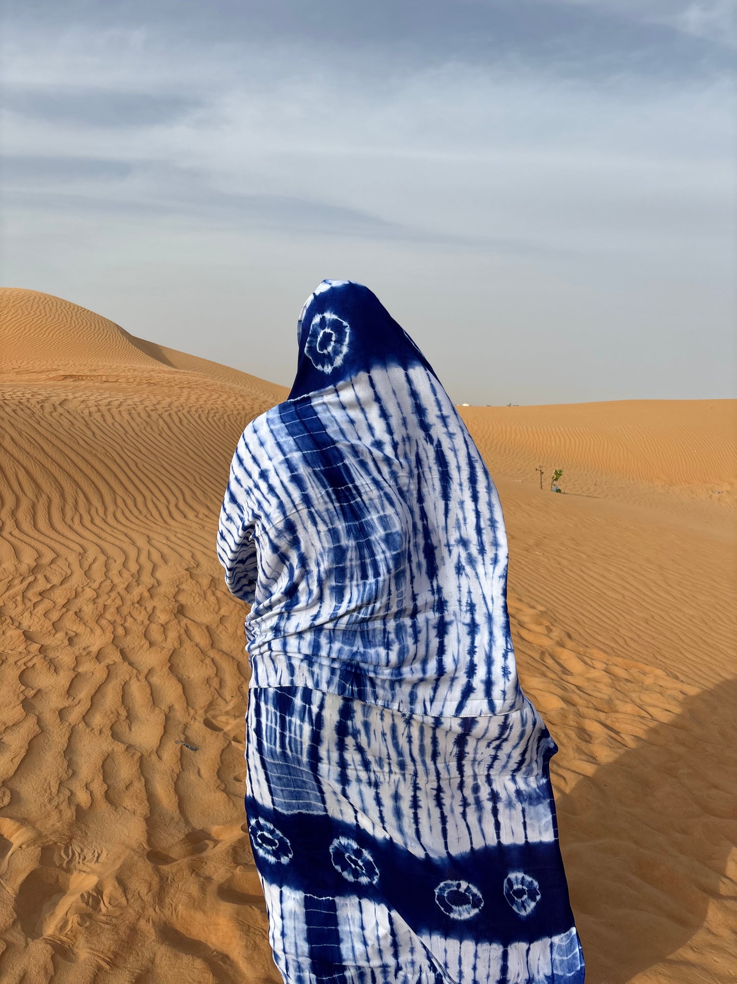 Melhfa cansado bleue