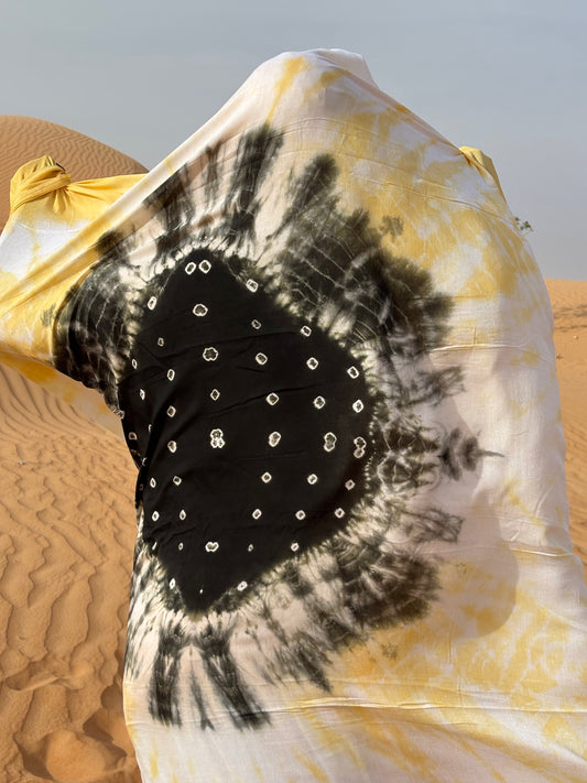 Melhfa nouadhibou verte jaune