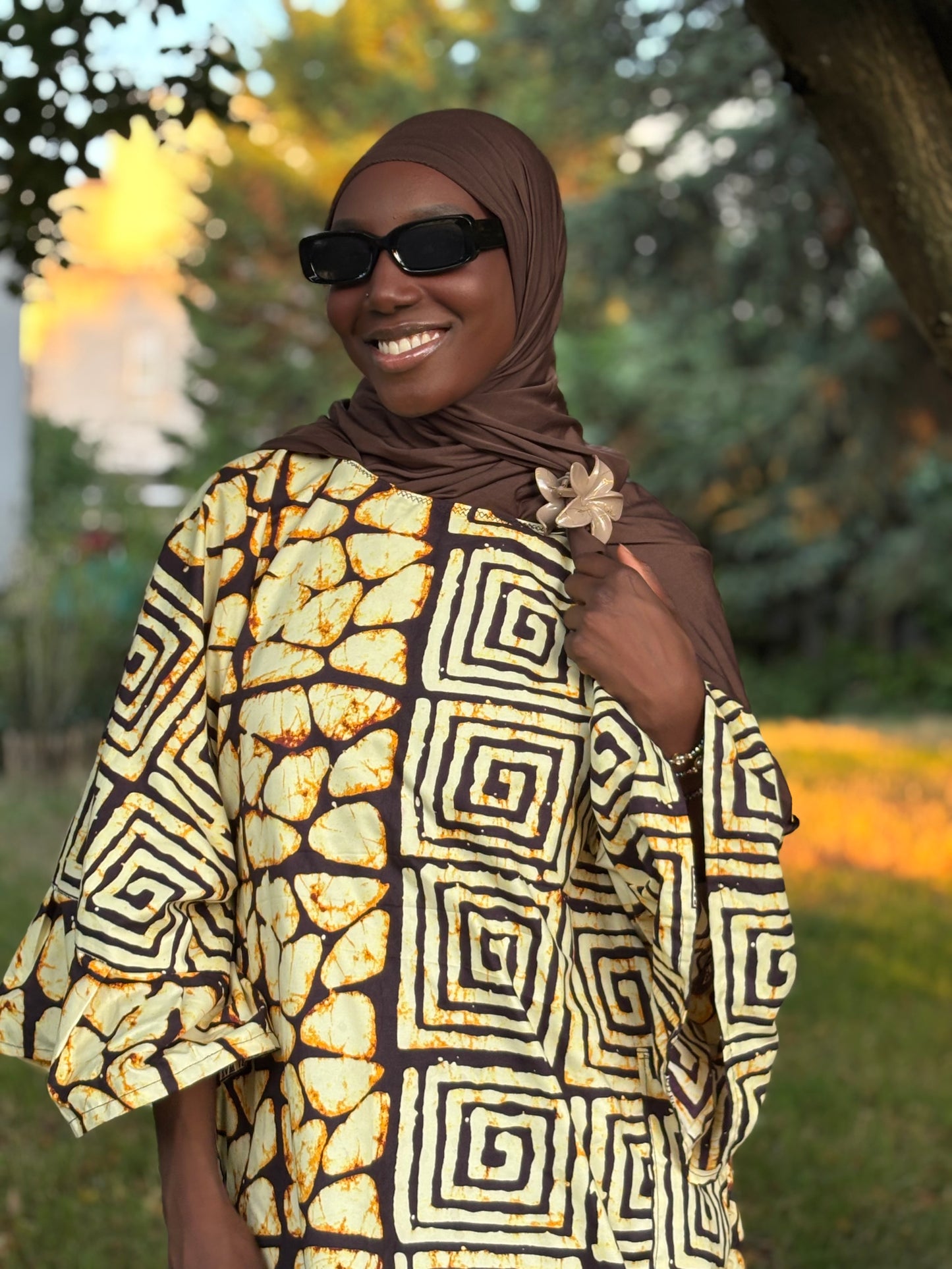 Robe jaune beige