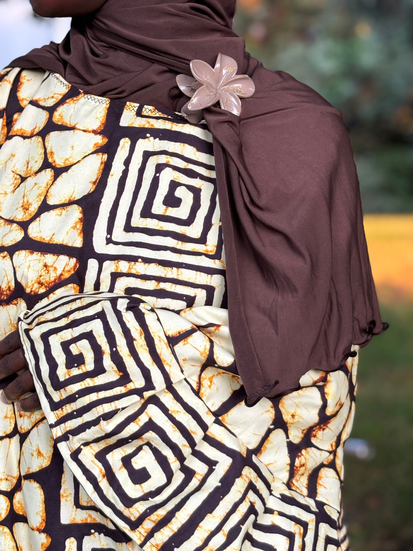 Robe jaune beige