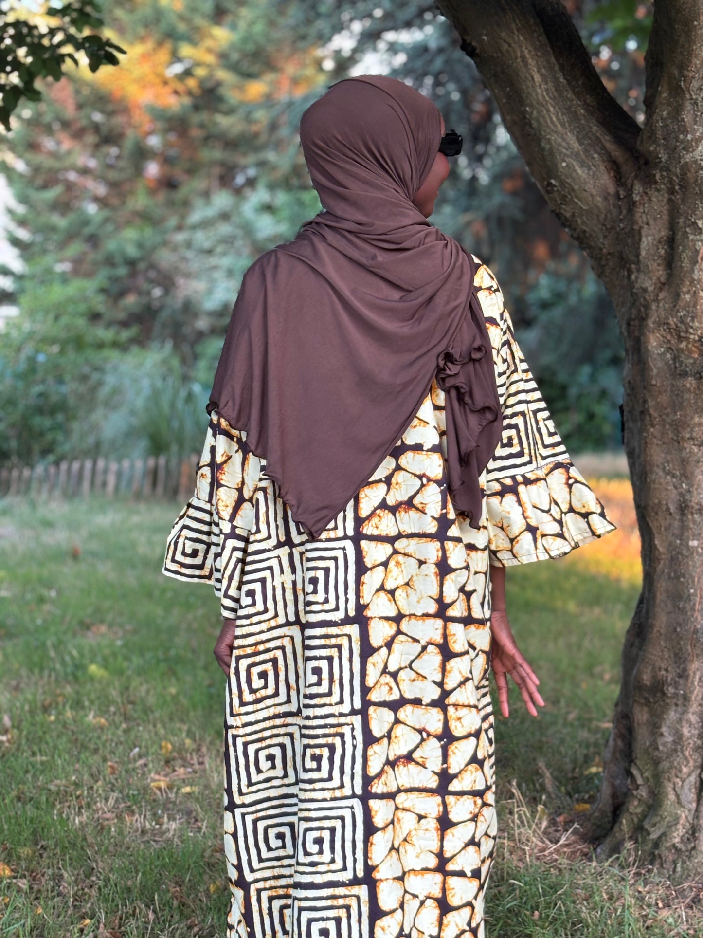 Robe jaune beige