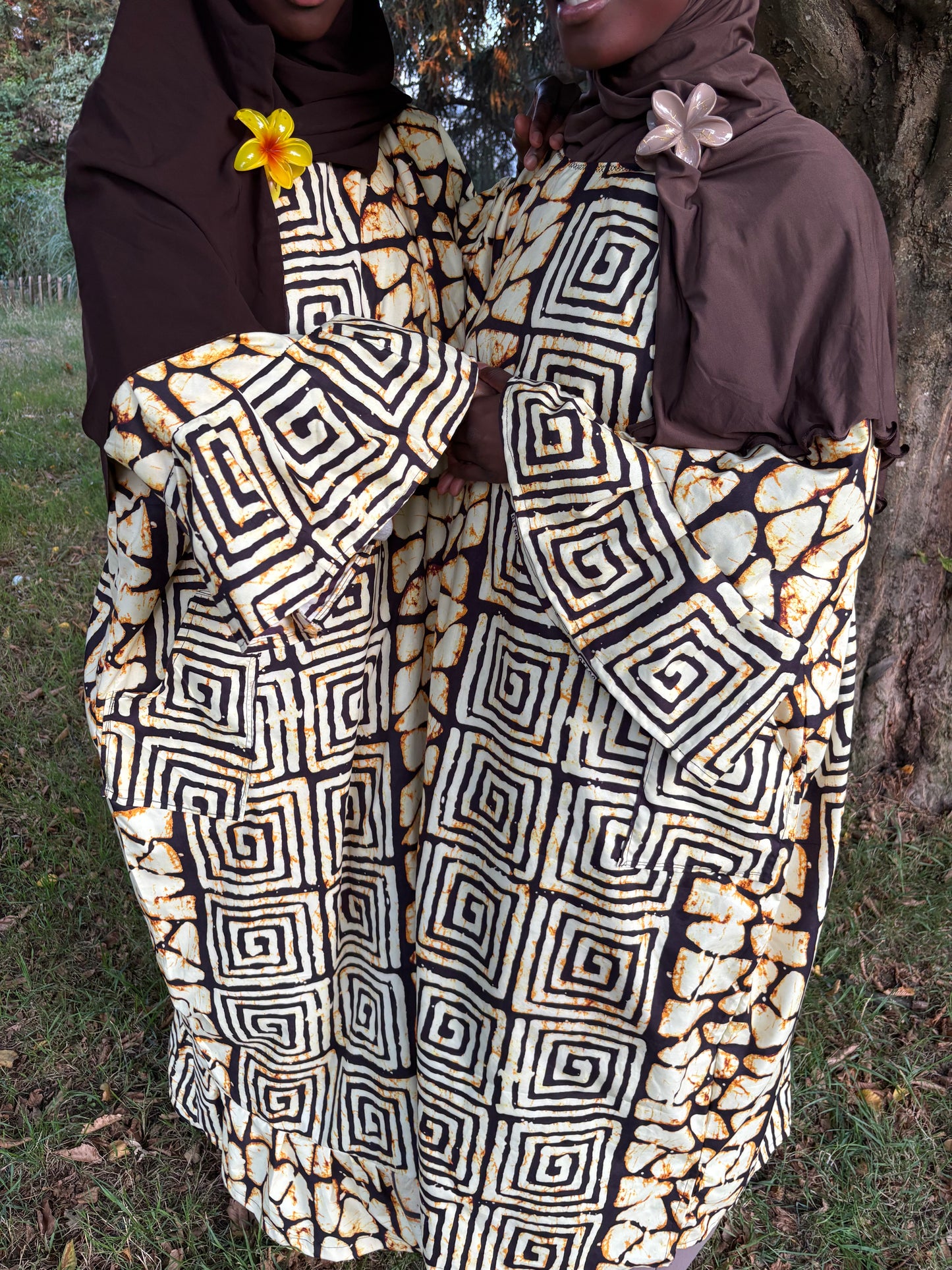 Robe jaune beige