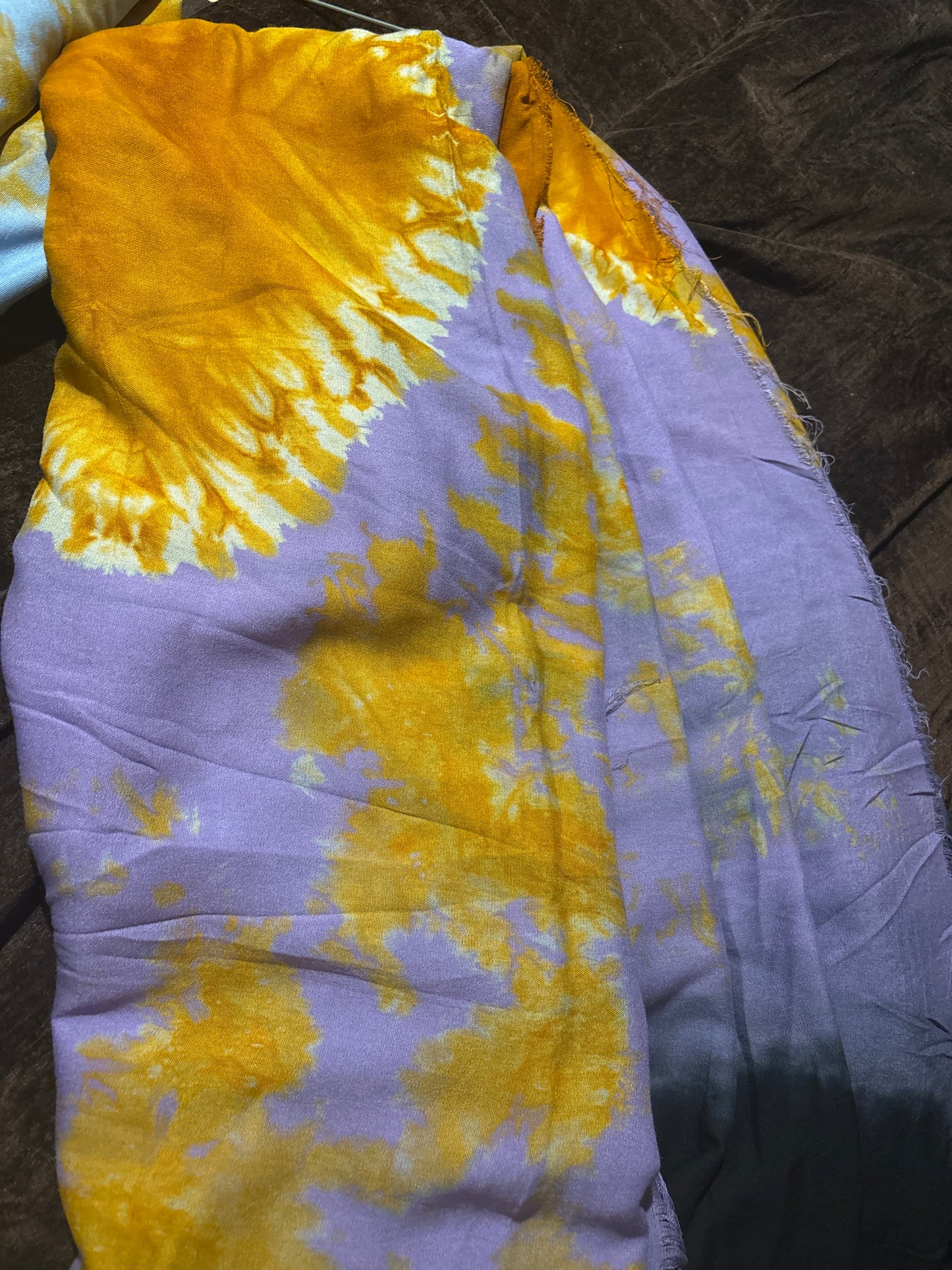 Violet pastel orange