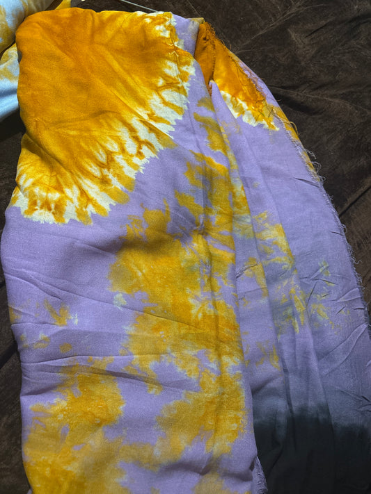 Violet pastel orange
